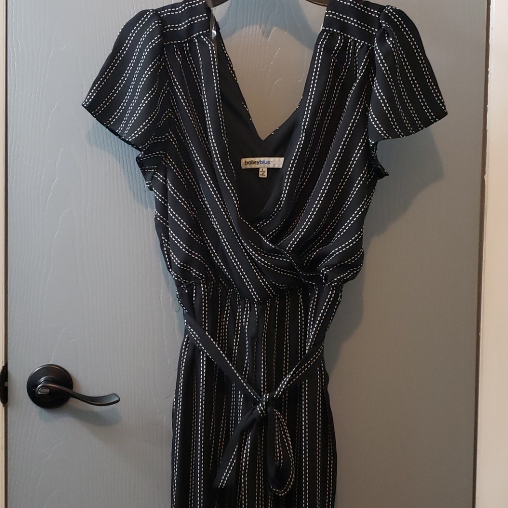 Pinstripe Jumpsuit